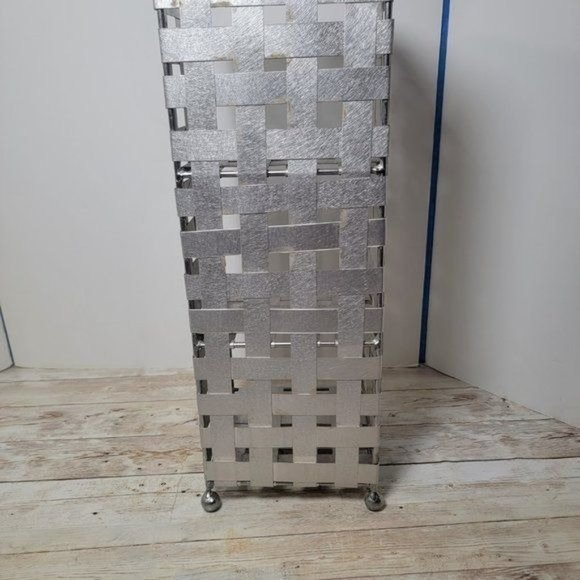 Woven Aluminum Metal Shelf Storage Tabletop Shelves Makeup Crafts16" x 5.5" x 6" - Picture 3 of 5